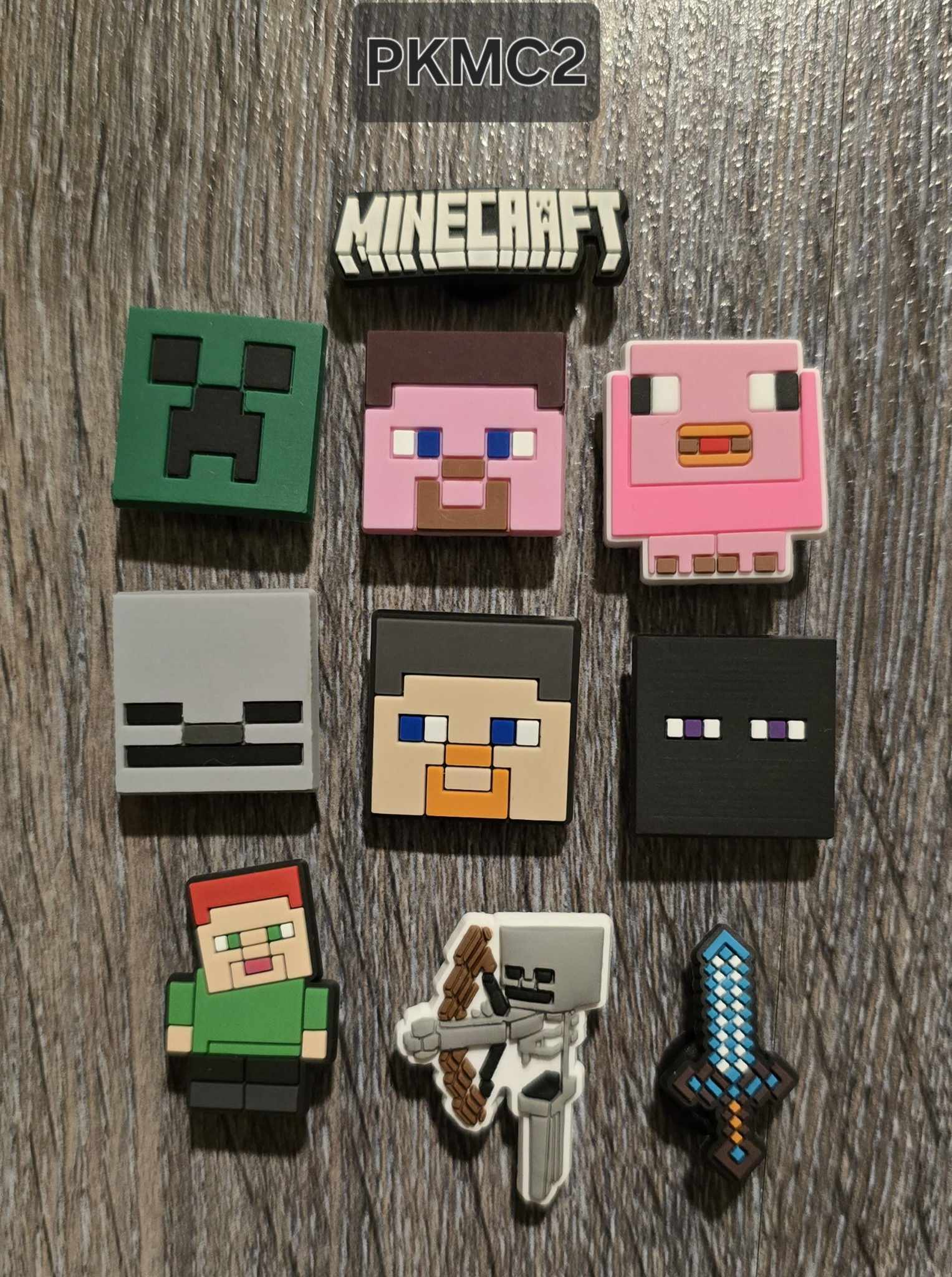 Fashion minecraft croc charms