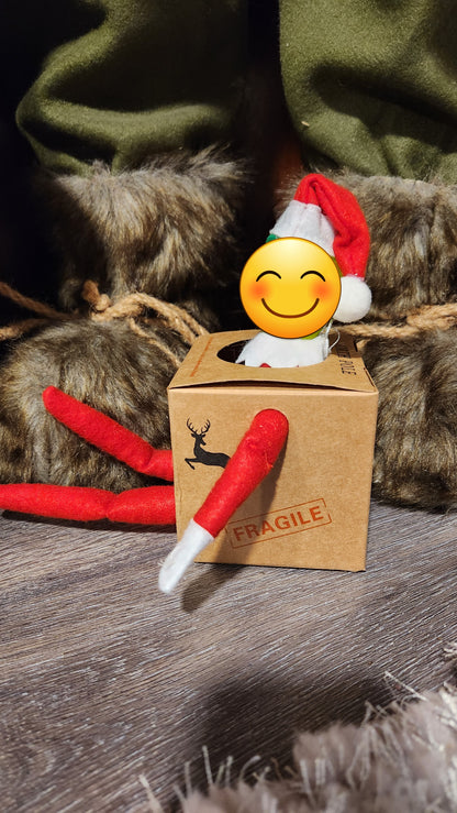 Elf Outfit - Postage Box.