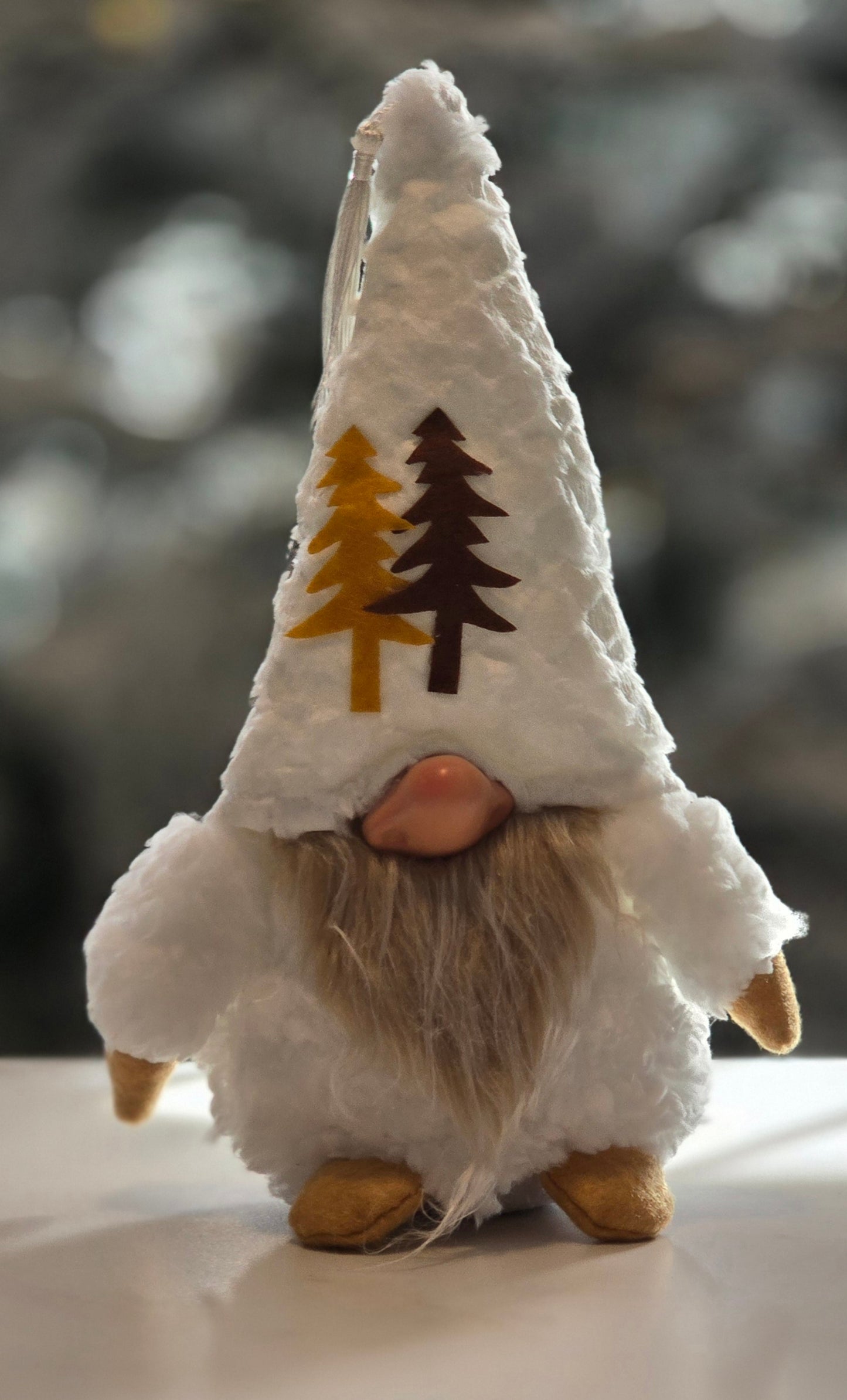 White Christmas Gnome