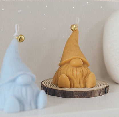 Christmas Gnome Candle.