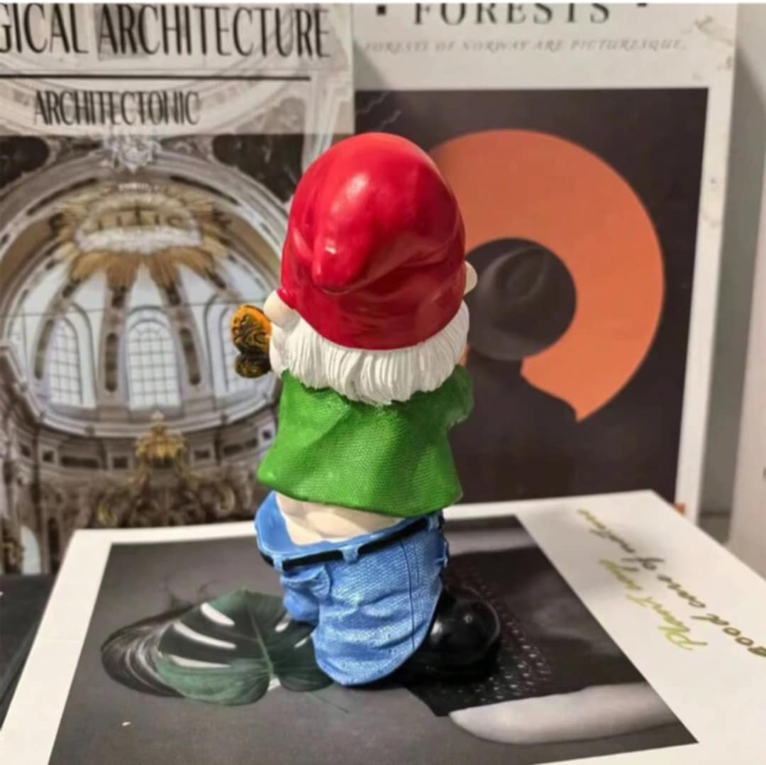 Naughty Gnome With Pants Down