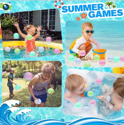 Reuseable Water Bombs - 6PK.