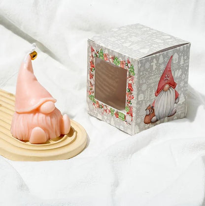 Christmas Gnome Candle.