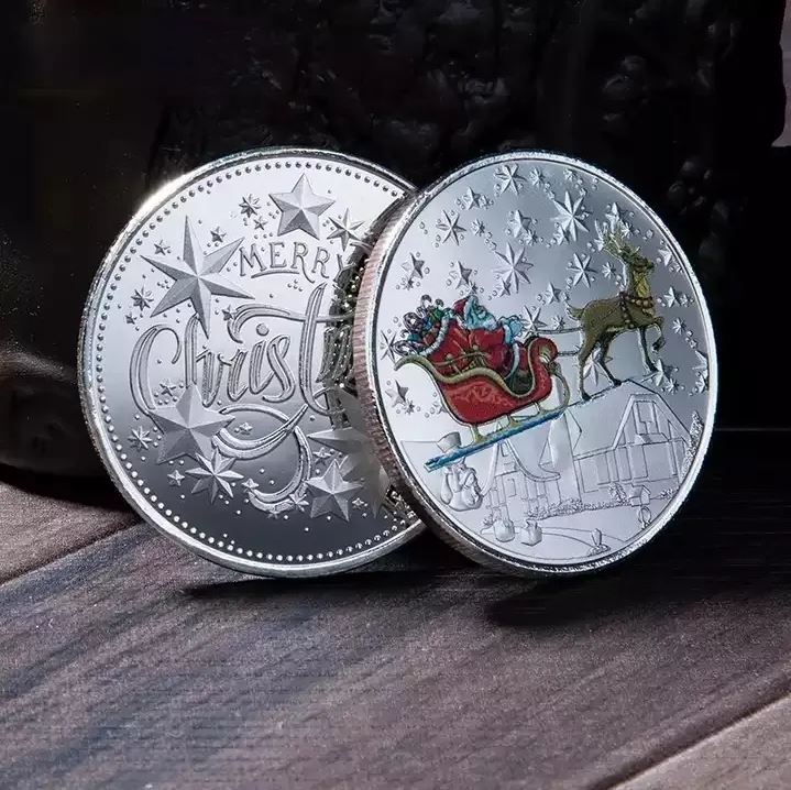 Santa Claus Collectible Christmas Coin.