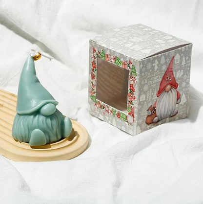 Christmas Gnome Candle.