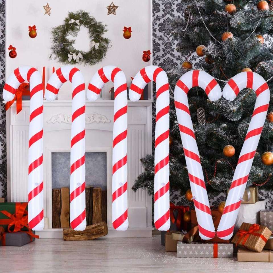 Inflatable Candy Cane.