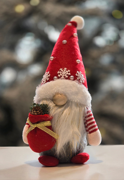 Snowflake Gnome with Sack