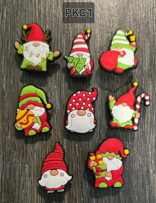 Christmas Gnomes Shoe Charms