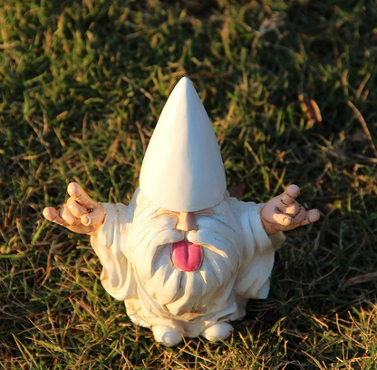 White Bearded Garden Gnome