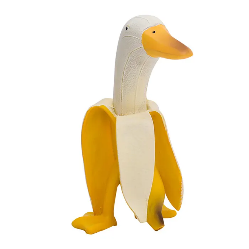 Resin Banana Duck Ornament