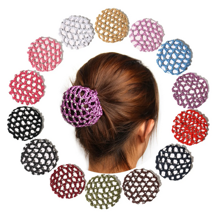 Sparkle Rhinestone Bun Net