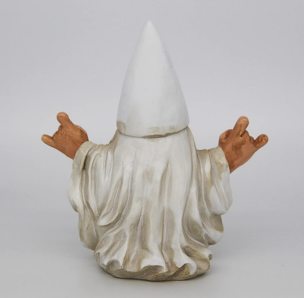 White Bearded Garden Gnome