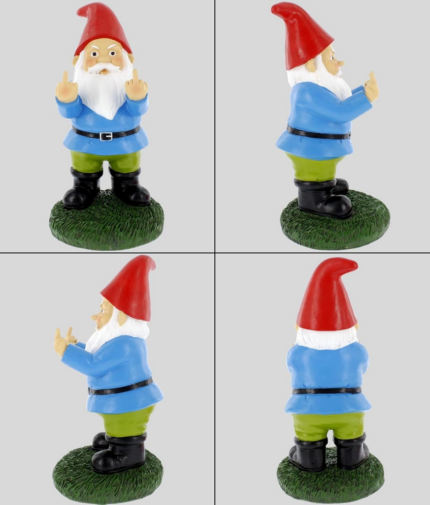 Funky Double Bird Gnome