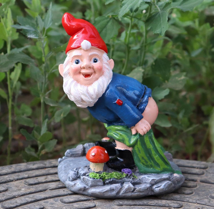 Rude Flashing Bum Garden Gnome