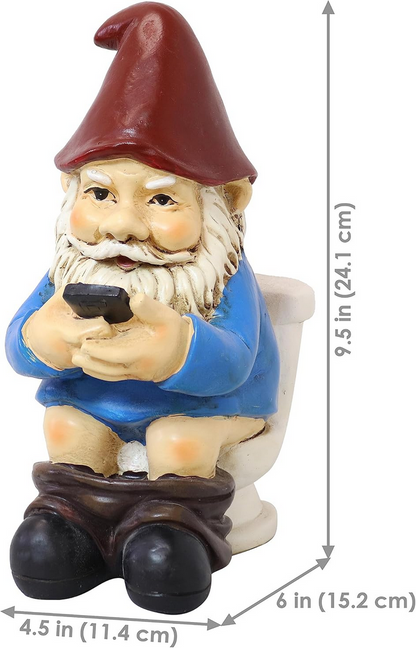 "Gnome" phone on the throne