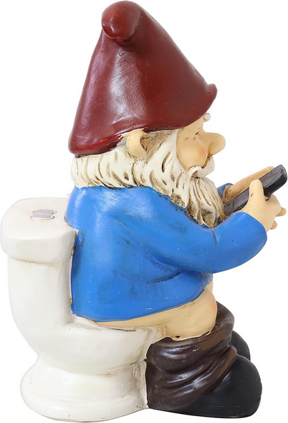 "Gnome" phone on the throne