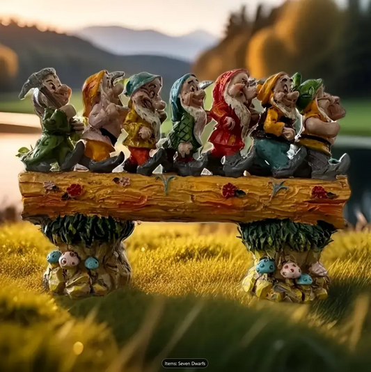 Seven Dwarfs Garden Ornament