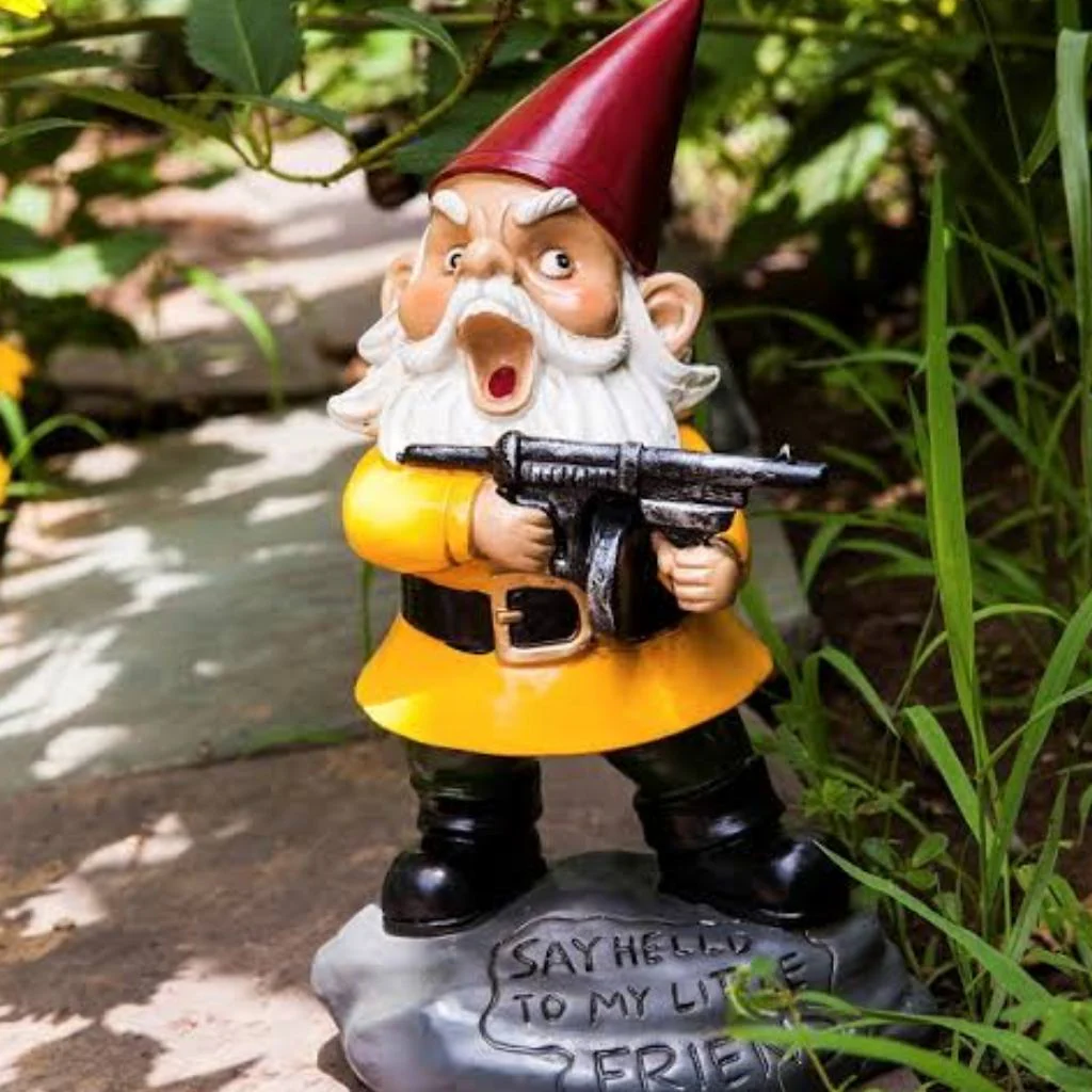 Tommy Gun Angry Gnome