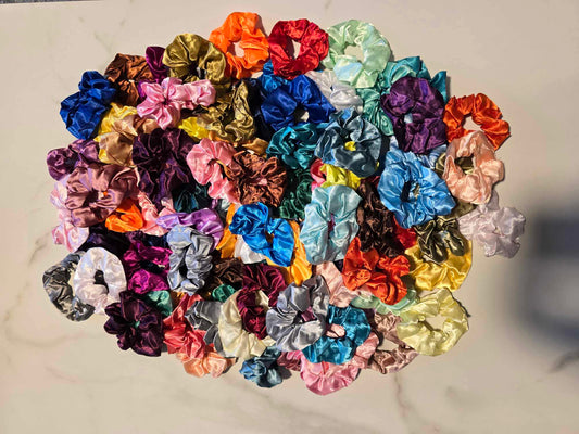 Hand Made Scrunchies! 5pk Multi Colours - ~Free Shipping~