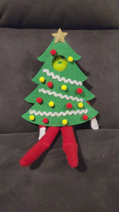 Elf Outfit -  Christmas Tree.